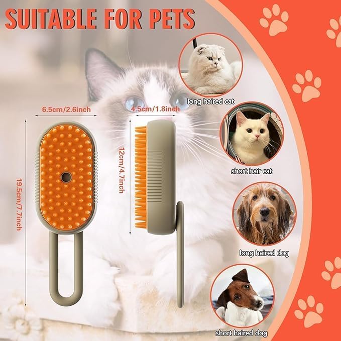 pet steam brush